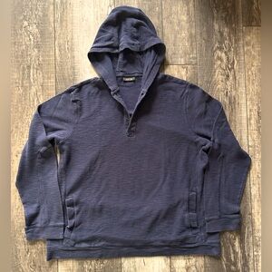 Men's XL Apt. 9 Navy Blue Pull-over, Stretch, Light-weight Hoodie